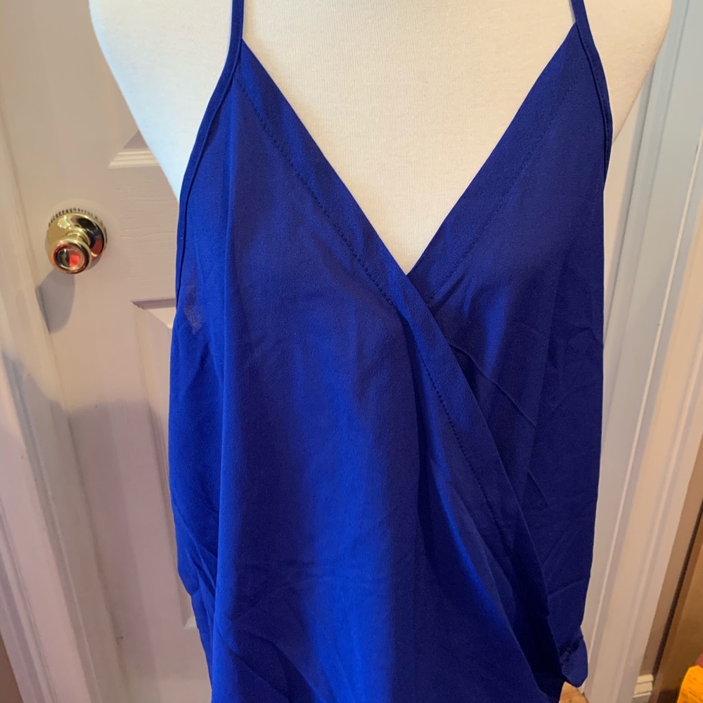 Gorgeous faux wrap tank top